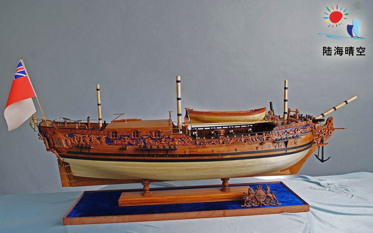 船・ボート The  Yacht CAROLINE 1749 ROYAL CAROLINE 1749 by Jeronimo - FINISHED -1/48 scale